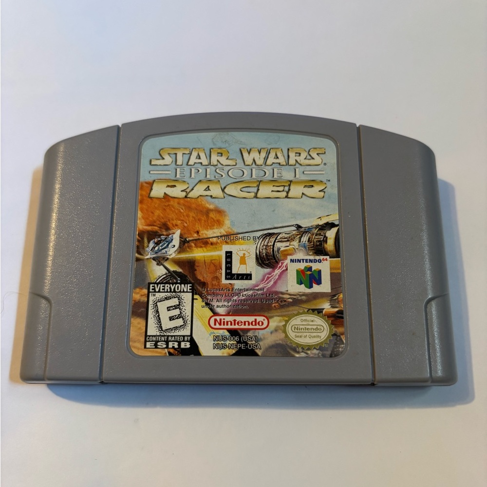 Nintendo 64 Star Wars Episode I: Racer  Cartridge Tested And Working